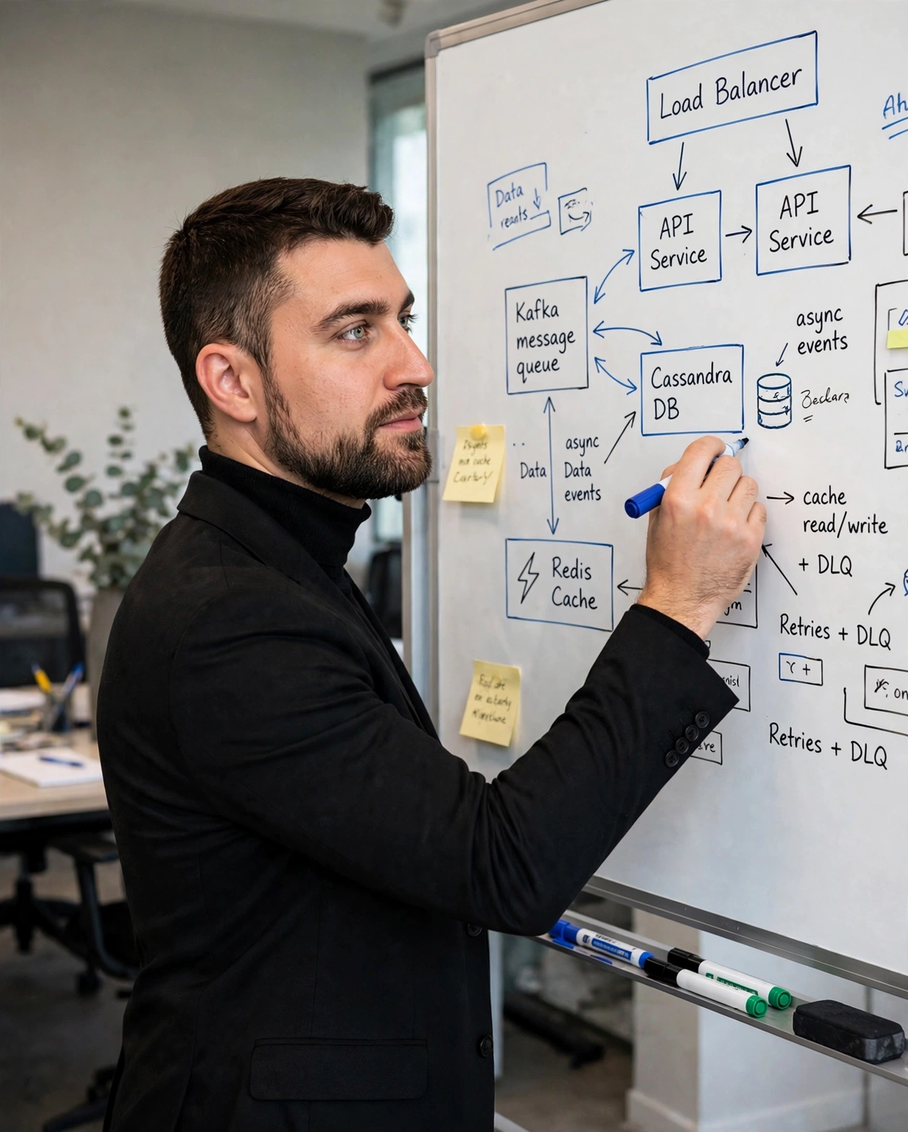Software architecture whiteboard session